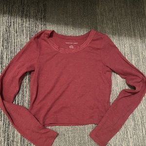 American eagle cropped long sleeve